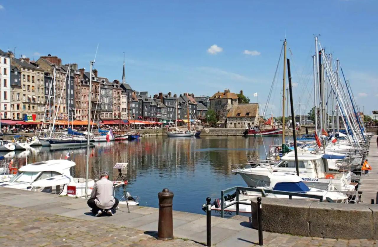 Maison Cosy Proche De La Plage De Honfleur Daire Dış mekan fotoğraf